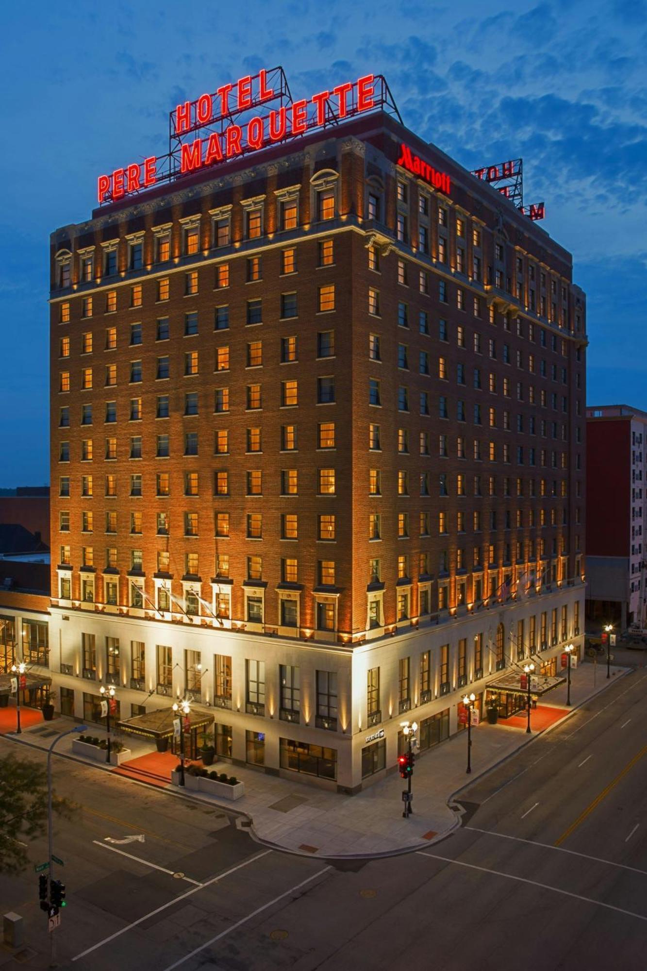 Peoria Marriott Pere Marquette Hotel Exterior foto